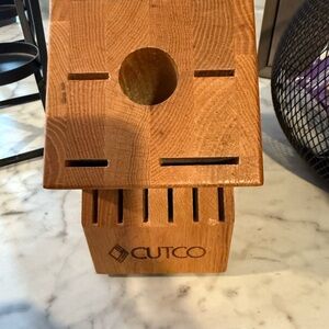 Cutco Natural Wood Knife Holder